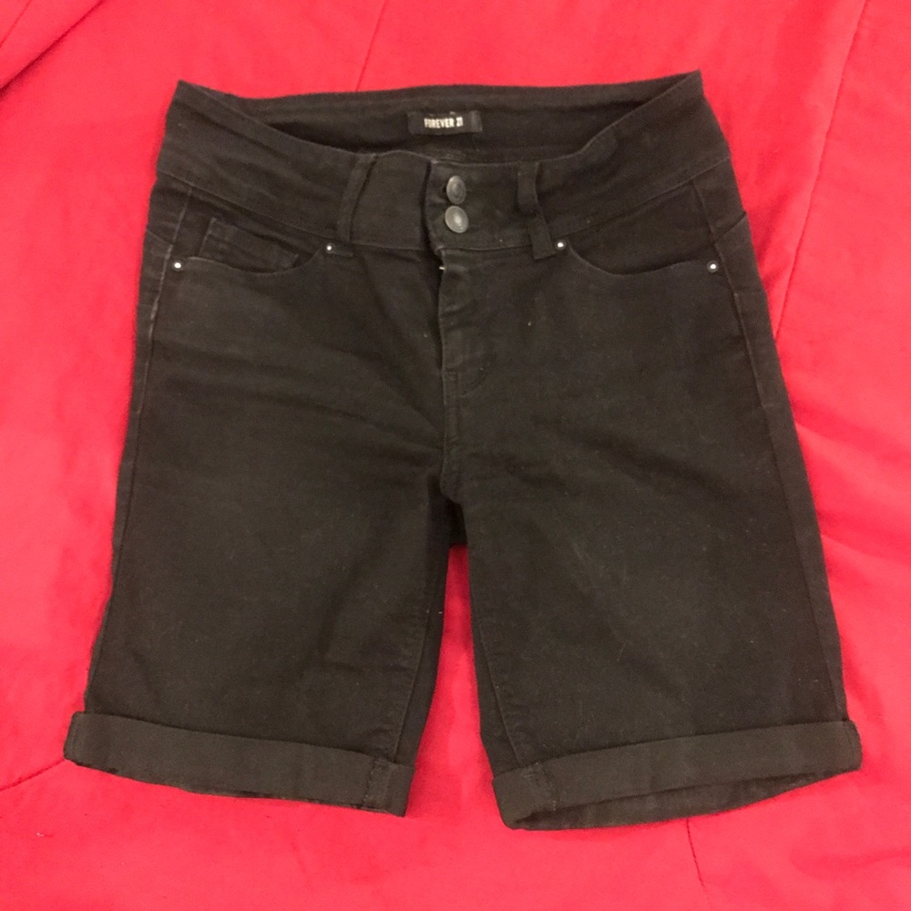 Forever 21 black shorts-EUC rarely worn